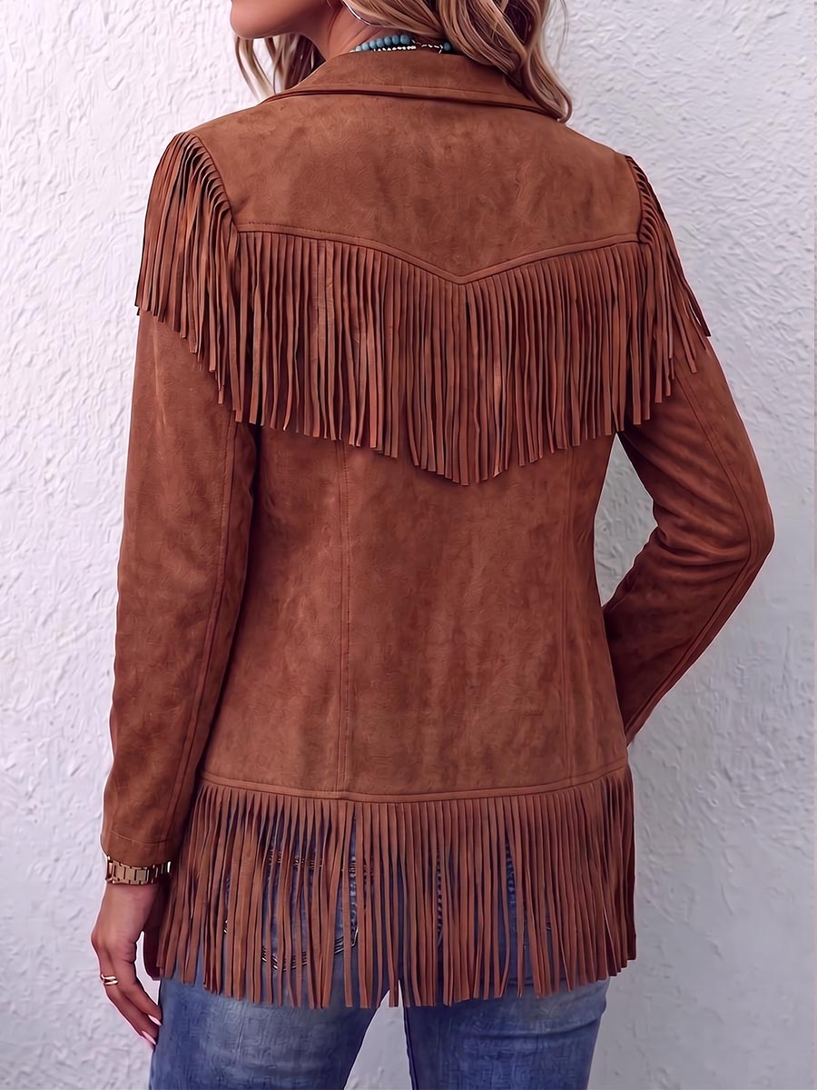 Harlow | Fringe Statement Jacket