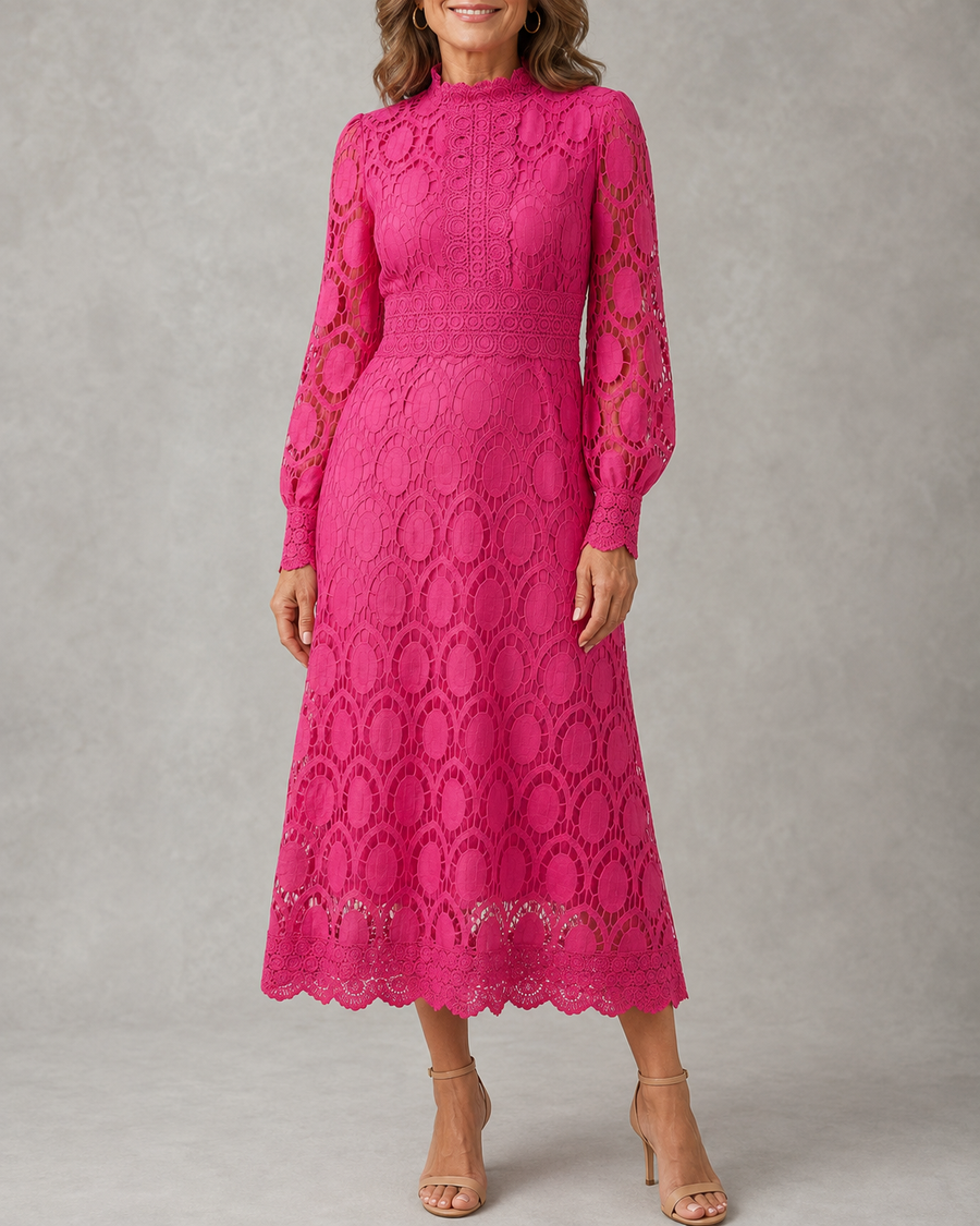 Carmona | Elegant Silk-Feel Dress