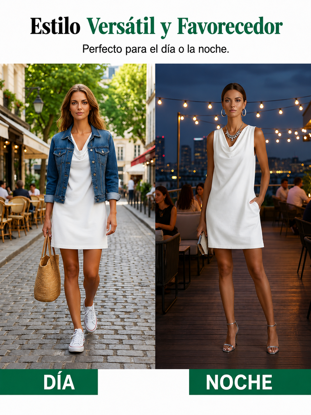 Valeria | Slim Cowl Neck Dress with Pockets